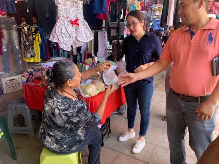 Jazmín Arroyo inicia jornada informativa para prevenir el Coronavirus