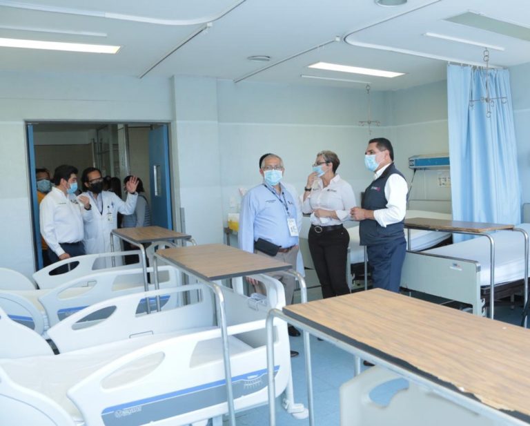 Supervisa Gobernador fortalecimiento y capacidad operativa de hospitales ante COVID-19