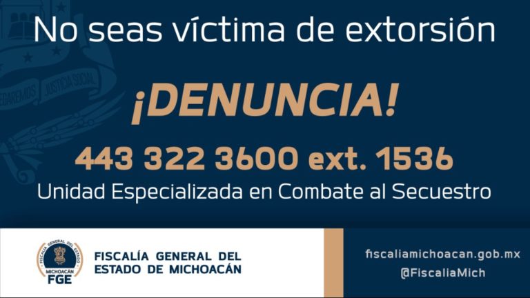 La FGE exhorta a la ciudadanía a prevenir el secuestro virtual durante la contingencia sanitaria