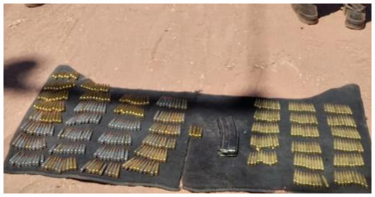 Decomisan en comunidad de Carácuaro más de 400 cartuchos