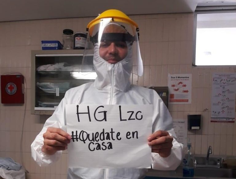 Egresa paciente recuperado de COVID-19 en LC