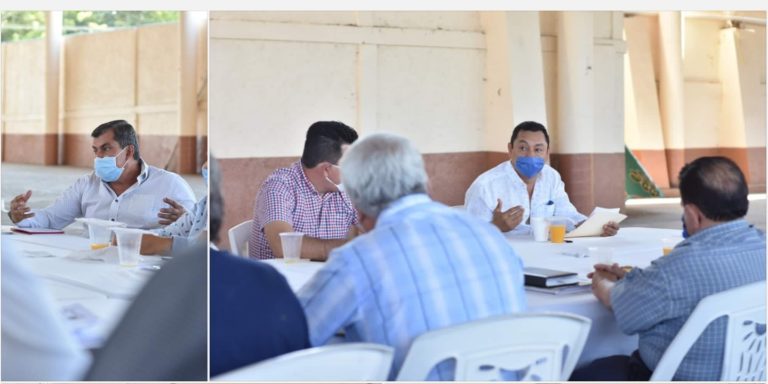 Se reúnen alcaldes de San Lucas y Pungarabato para acordar acciones sanitarias