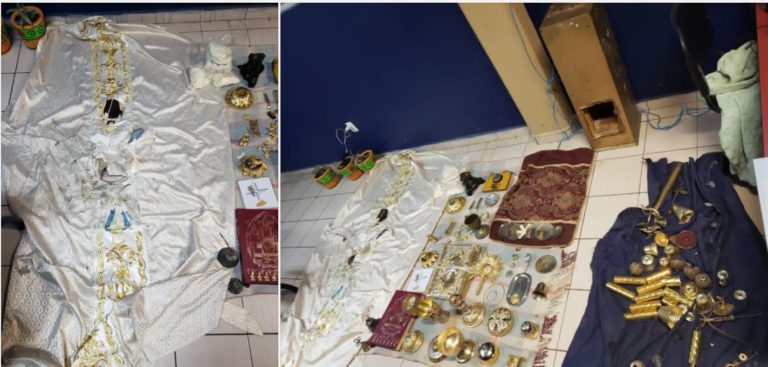 Sujeto fue detenido con arte sacro que robó de parroquia de Ciudad Hidalgo