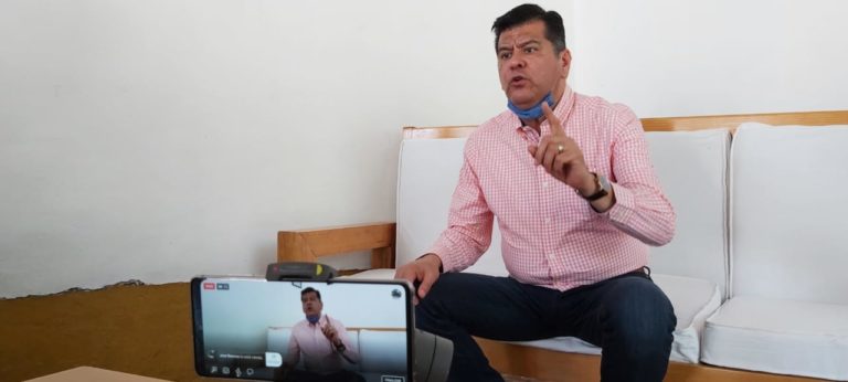 Desde Huetamo, el líder estatal del PRD manda mensaje de solidaridad y unidad a políticos y ciudadanos