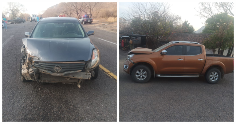 Múltiple choque deja miles de pesos en daños materiales en Tierras Blancas
