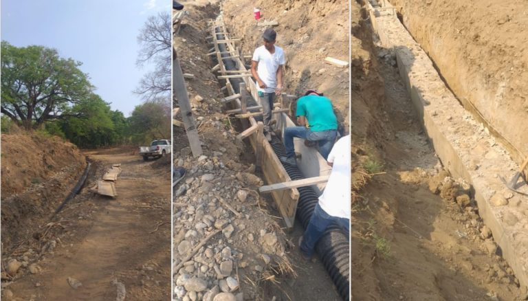 La tercera etapa de la construcción de los colectores sanitarios de Huetamo presentan 60% de avance