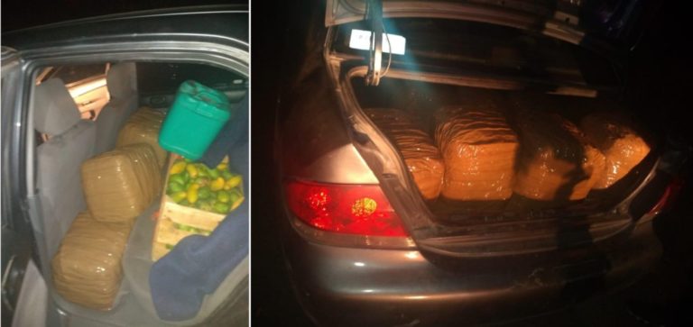 Sujeto fue detenido con 200 kilos de marihuana en crucero que comunica a los municipios de Tacámbaro y Nocupétaro