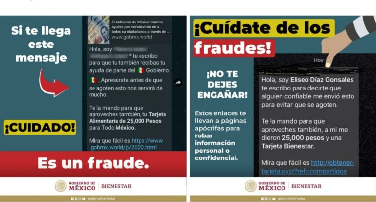 Alerta Bienestar Michoacán sobre fraudes en redes sociales