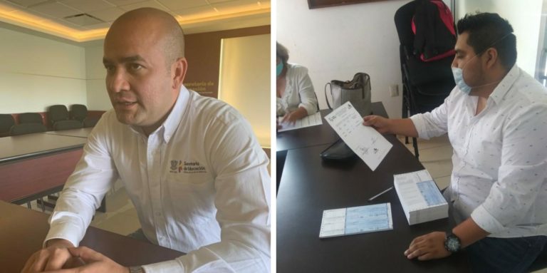 Paga SEE más 103 millones de pesos a maestros del sistema estatal y se cubre el bono de recuperación salarial y el bono de actividades culturales AC, conceptos que se adeudaban del 2018