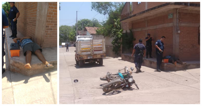 Menor de edad chocó en su moto con camioneta en el centro de Tiquicheo