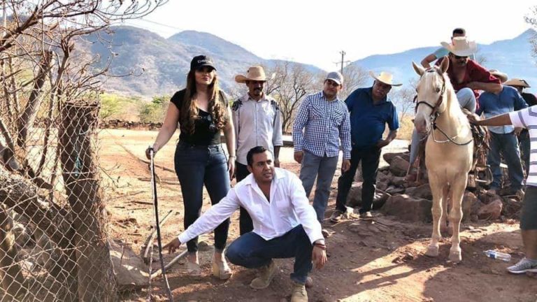 Alcaldesa Hortencia Sánchez inaugura sistema de Agua Potable en Cuarangueo