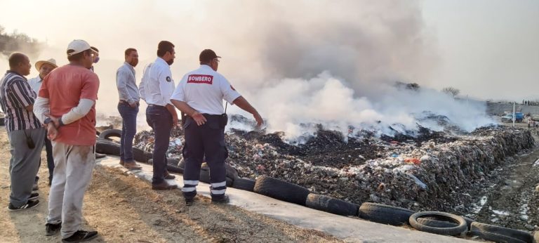 Atiende el Ayuntamiento de Huetamo incendio en el CITIRS, denunciaremos penalmente a quien o quienes lo hayan provocado anuncia alcalde