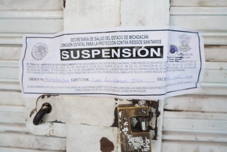 Despliega SSM operativo sanitario por COVID-19 en Apatzingán
