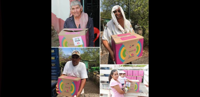 Continúa la entrega de apoyo alimentario a sectores vulnerables del municipio de Huetamo