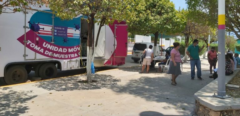 Se extiende a una semana más el módulo de toma nuestras de Covid-19 en Huetamo