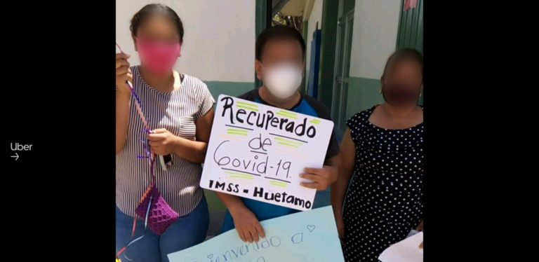El IMSS Bienestar de Huetamo da de alta al quinto paciente recuperado de COVID-19