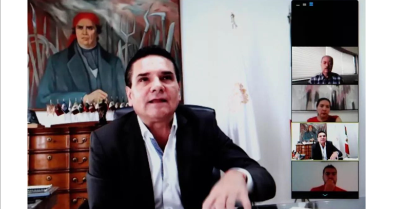 El dirigente estatal y alcaldes del PRI de Michoacán se reúnen virtualmente con el gobernador Silvano Aureoles