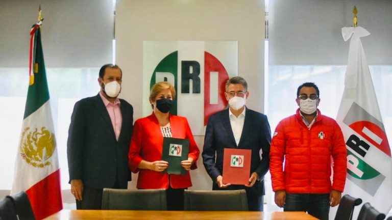 Nombran a Jesús Hernández Peña y a María del Rocío Luquín como presidente y secretaria general provisionales del PRI de Michoacán
