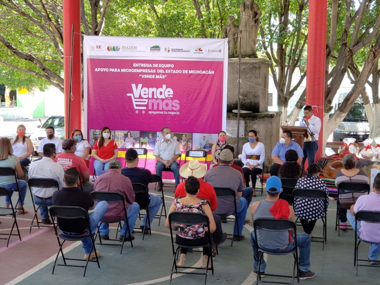 Llega a Nocupétaro “Vende Más” en apoyoa pequeños negocio