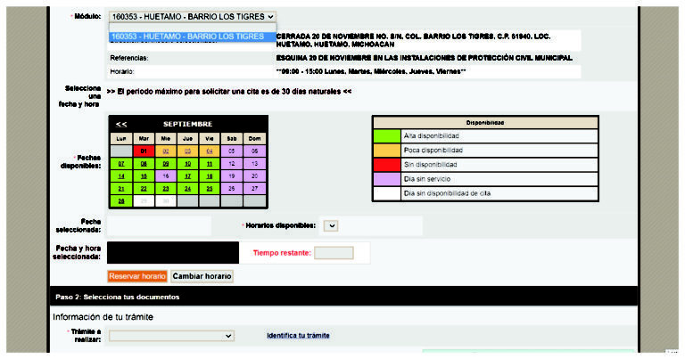 Solo con cita atenderá desde este lunes, el módulo del INE en Huetamo