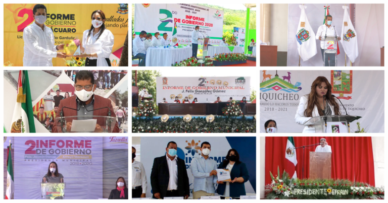 Cumplen las y los alcaldes con su obligación de dar a conocer su Segundo Informe de Gobierno