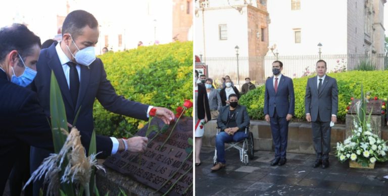 Recuerdan a los michoacanos que perdieron la vida en los atentados en Morelia del 2008
