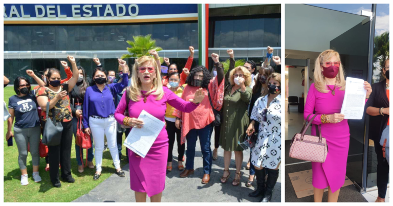 Por delitos contra el honor María Ortega esposa de Cristóbal Arias, denuncia penalmente a encapuchadas