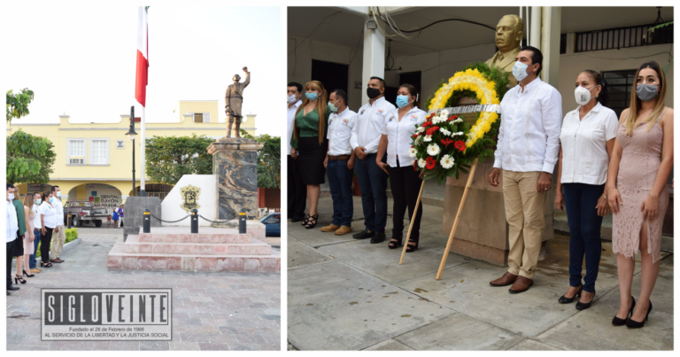 Ayuntamiento de Huetamo encabezó homenaje cívico en honor al 50 aniversario luctuoso del General Lázaro Cárdenas del Río