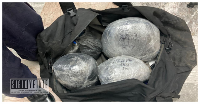 Abandonan maleta con 4.9 kilos de marihuana en la Terminal de Autobuses de Morelia