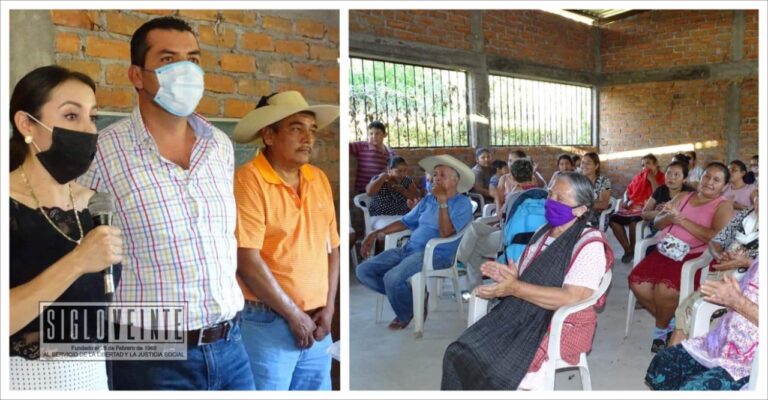 Entrega DIF y gobierno municipal de Huetamo apoyos alimentarios en la localidad de Los Cuachalalates