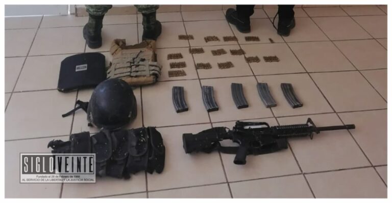 Aseguran en Chihuero un fusil y 142 cartuchos útiles
