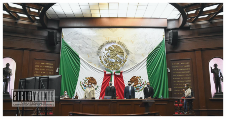 El presupuesto para el Poder Legislativo de Michoacán en 2021 será de 1 mil 062 MDP