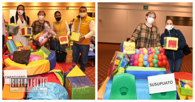 Fortalecen a los DIF de la región con equipamiento para ludotecas públicas