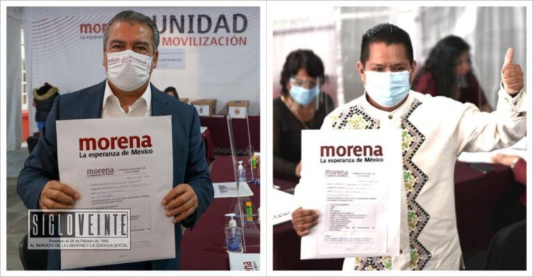 Cristóbal Arias, Raúl Morón y 14 aspirantes más, se registraron para obtener la candidatura al gobierno de Michoacán por Morena