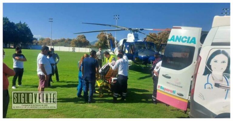 Tras sufrir un infarto, hombre de 74 años fue trasladado de Huetamo al Hospital del ISSSTE en Morelia