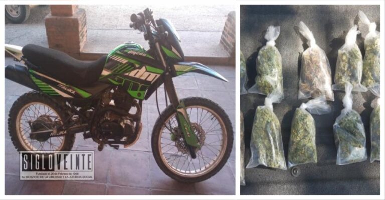 En San Lucas dos vendedores de marihuana fueron detenidos por la Policía Michoacán