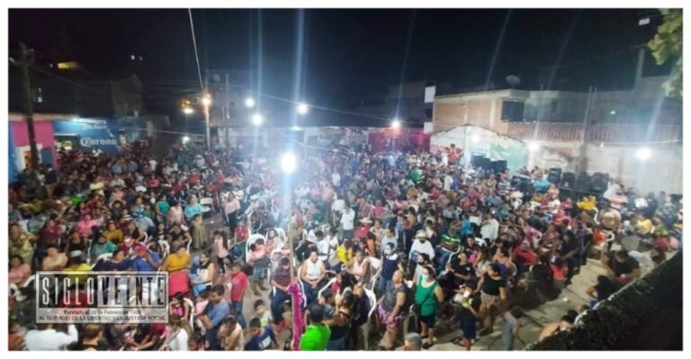Partido Verde Ecologista de Tiquicheo realiza mega posada sin cuidar medidas sanitarias y de sana distancia