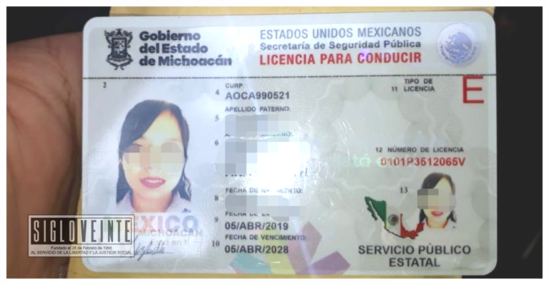 Ya hay licencia permanente para conducir en Michoacán, tendrá un costo de 2 mil pesos