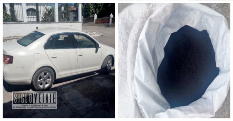 En Carácuaro dos personas fueron aprehendidos con 9 kilos de pólvora