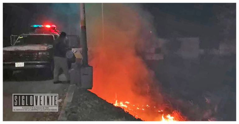 En Huetamo personas irresponsables siguen provocando incendios al quemar basura y pastizales