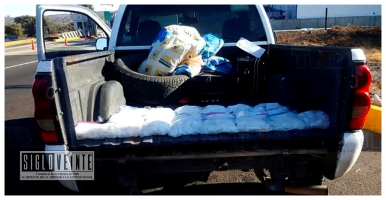 En Morelia la Guardia Nacional aseguró 20 kilos de droga sintética con valor de más de 5 millones de pesos