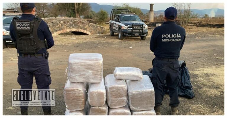 Asegura SSP a uno en posesión de 118 kilos de marihuana