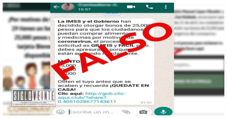IMSS alerta por créditos falsos que ofrecen por WhatsApp y redes sociales