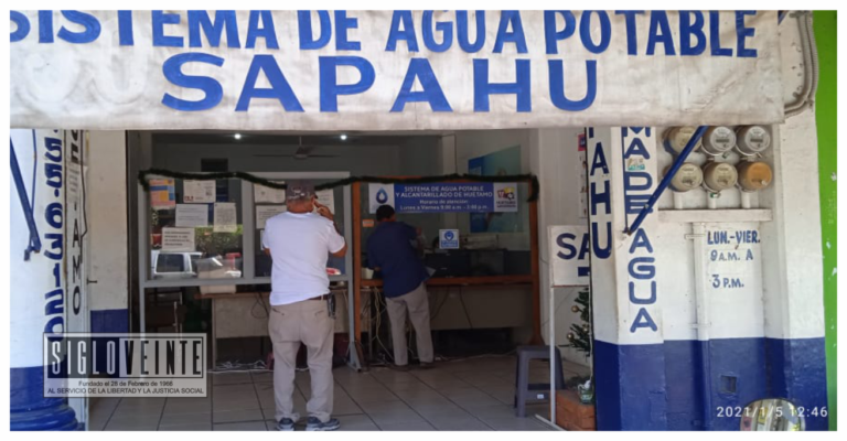 SAPAHU oferta descuentos en el pago anual del servicio de agua