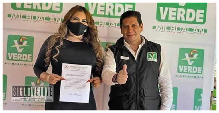 Se registra Hortencia Sánchez como precandidata del Verde Ecologista, busca la reelección de la alcaldía de Tiquicheo