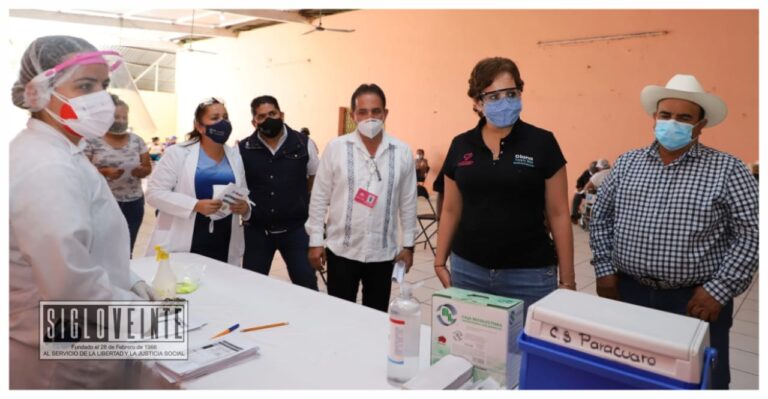 Reciben primera dosis contra COVID-19, 6 mil 605 adultos mayores en Michoacán