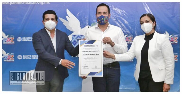 Carlos Herrera es candidato a la gubernatura de Michoacán por el PAN