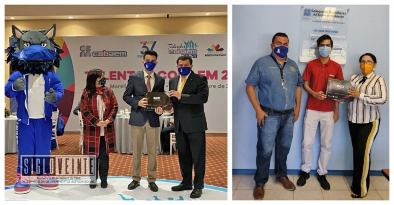 Reconoce el COBAEM plantel Huetamo a dos exalumnos de excelencia académica