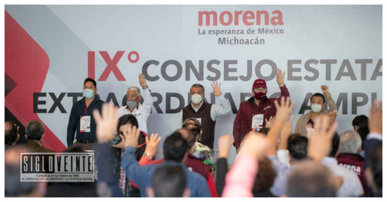Respalda Consejo Estatal de Morena a Raúl Morón como su coordinador en Michoacán en Defensa de la Cuarta Transformación