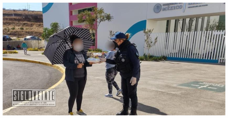 Como acto de solidaridad la SSP entrega raciones de alimentos a familiares de pacientes COVID-19